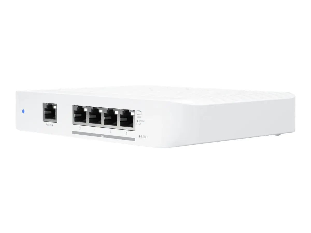 Ubiquiti USW Flex XG - Switch - managed - 4 x 100/1000/2.5G/5G/10GBase-T + 1 x 10/100/1000 (PoE+) - Desktop - PoE+