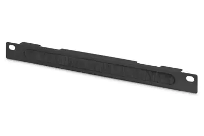 Digitus DN-10-ORG-1-2U-B - Kabelmanagementblende mit Bürste - Rack montierbar - Schwarz, RAL 9005 - 0.5U - 25.4 cm (10") Digitus DN-10-ORG-1-2U-B - Kabelmanagementblende mit Bürste - Rack montierbar - Schwarz, RAL 9005 - 0.5U - 25.4 cm (10")