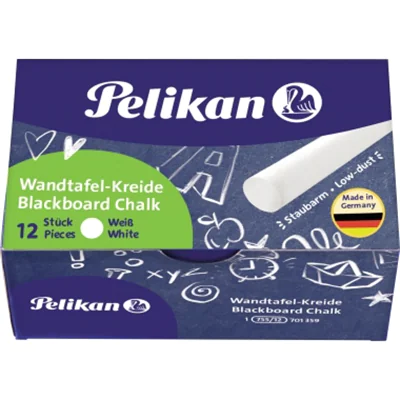 Pelikan Wandtafelkreide 701359 weiß 12 St./Pack. Pelikan Wandtafelkreide 701359 weiß 12 St./Pack.