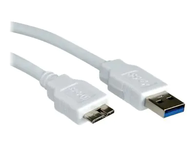 VALUE - USB-Kabel - Micro-USB Typ B (M) zu USB Typ A (M) - USB 3.0 - 15 cm - weiß VALUE - USB-Kabel - Micro-USB Typ B (M) zu USB Typ A (M) - USB 3.0 - 15 cm - weiß