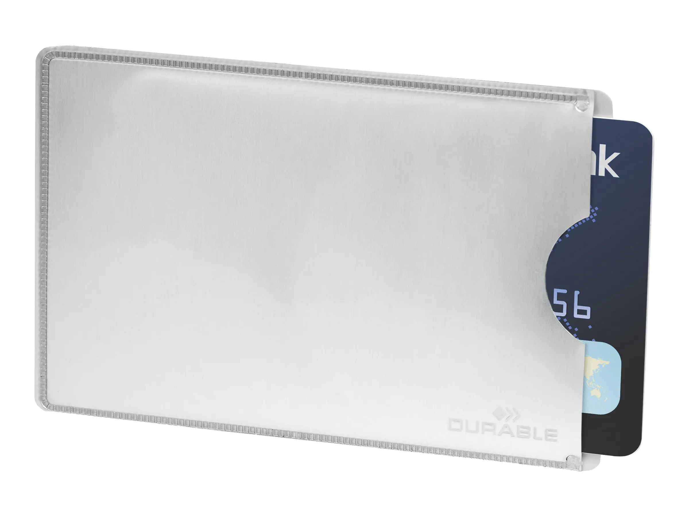 Durable Visitenkartenkasten - Silber (Packung 890023