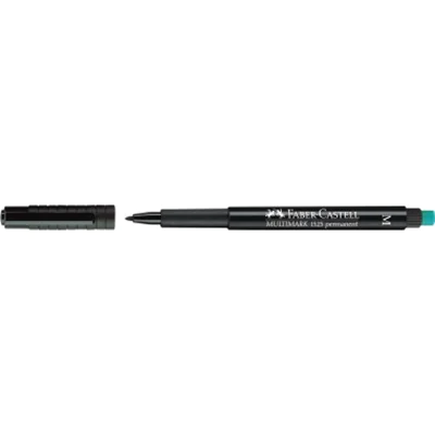 Faber-Castell CD/DVD Marker MULTIMARK 152599 mit Radierer sw