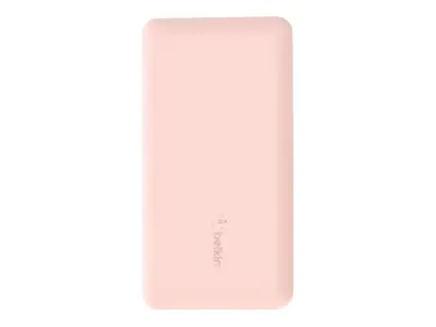 Belkin BoostCharge - Powerbank - 10000 mAh - 18 Watt - 3 Ausgabeanschlussstellen (24 pin USB-C, 2 x USB) - Rosegold Belkin BoostCharge - Powerbank - 10000 mAh - 18 Watt - 3 Ausgabeanschlussstellen (24 pin USB-C, 2 x USB) - Rosegold