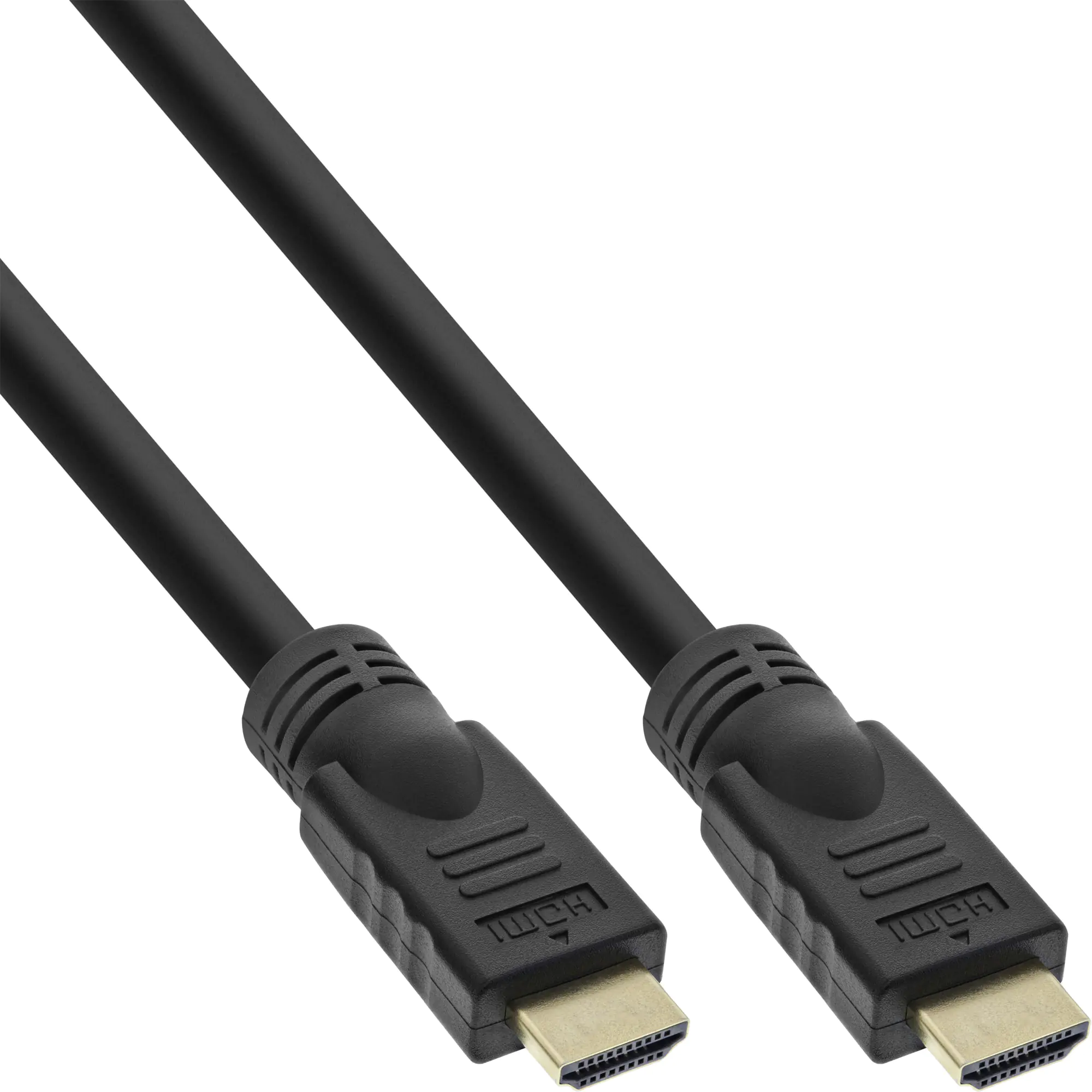 InLine Premium - HDMI-Kabel mit Ethernet - HDMI männlich zu HDMI männlich - 3 m - Dreifachisolierung - Schwarz - 4K Unterstützung InLine Premium - HDMI-Kabel mit Ethernet - HDMI männlich zu HDMI männlich - 3 m - Dreifachisolierung - Schwarz - 4K Unterstützung