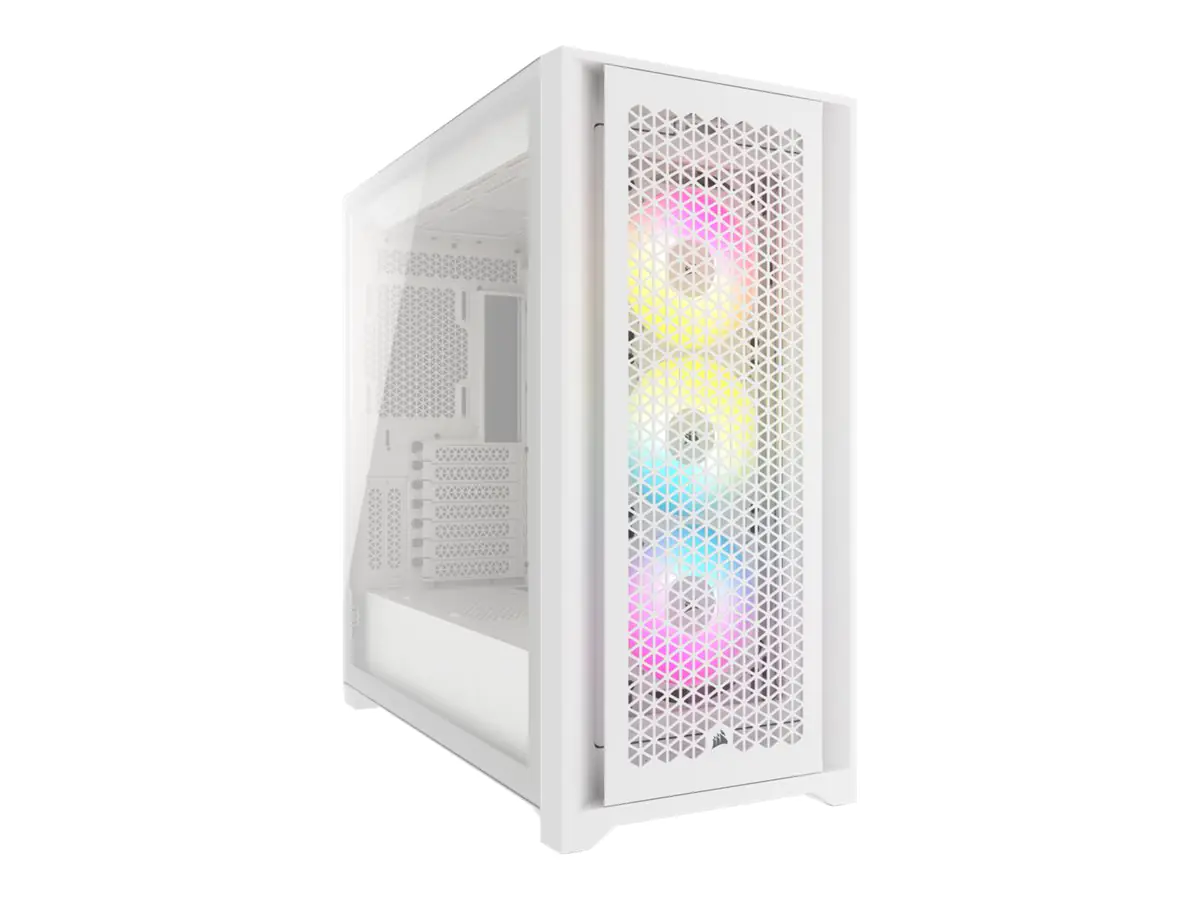 Corsair iCUE 5000D RGB Airflow - Mid tower - E-ATX - Seitenteil mit Fenster (gehärtetes Glas) CC-9011243-WW