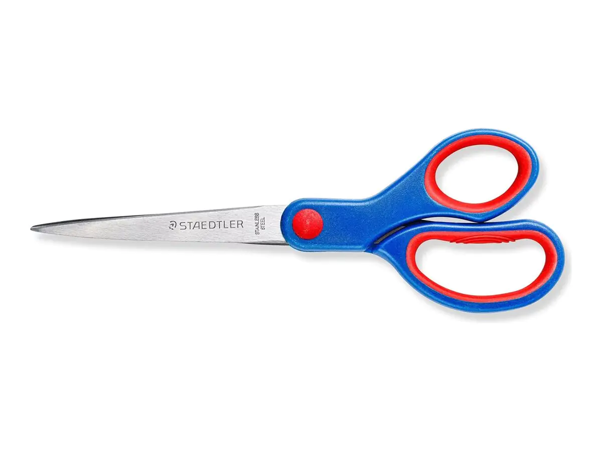 STAEDTLER® Bastelschere Noris 210mm Metall blau/rot