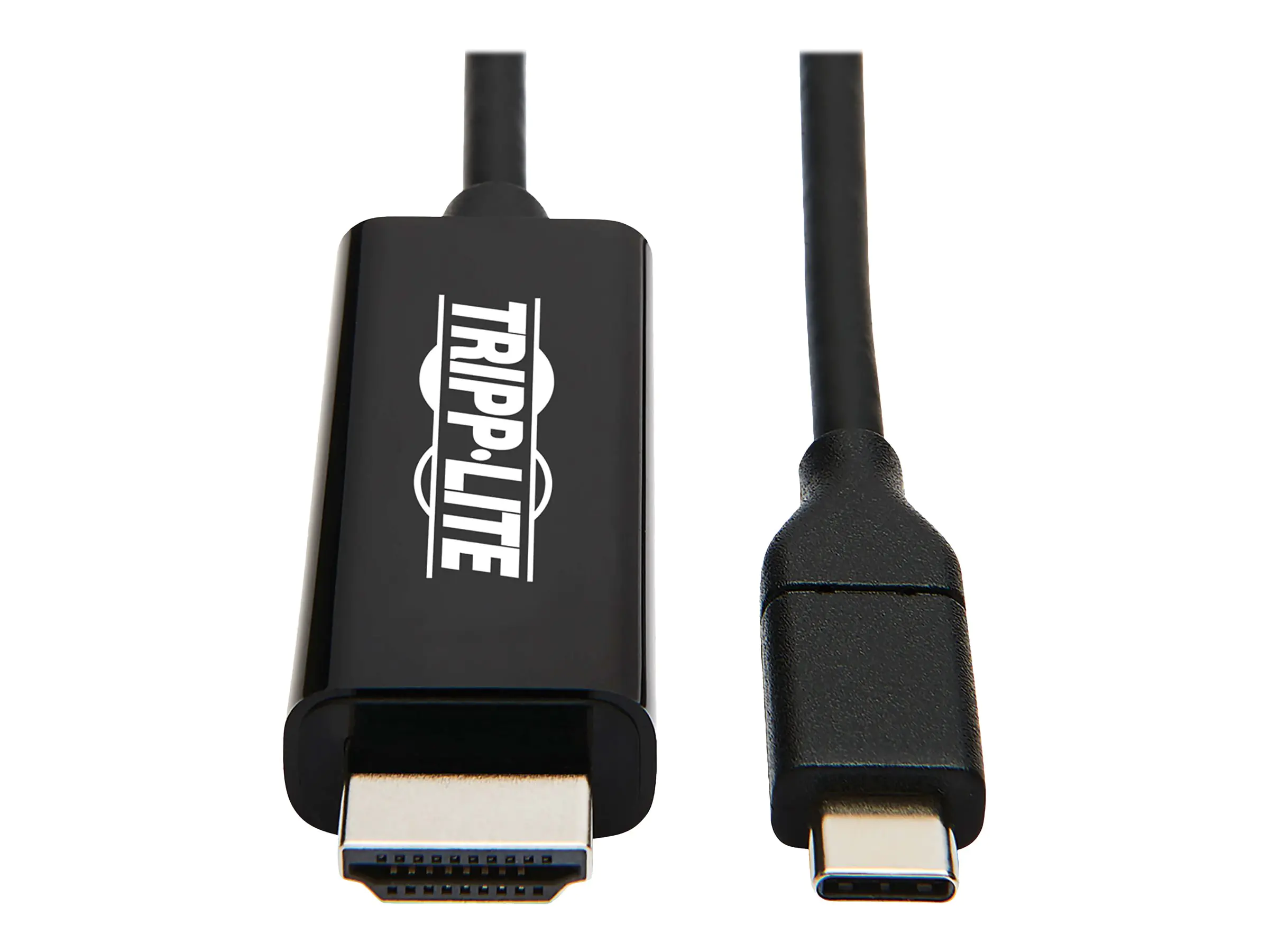 Eaton Tripp Lite Series USB C to HDMI Adapter Cable USB 3.1 Gen 1 4K M/M USB-C Black 6ft - Video- / Audiokabel - 24 pin USB-C männlich umkehrbar zu HDMI männlich - 1.8 m - Schwarz - 4K Unterstützung