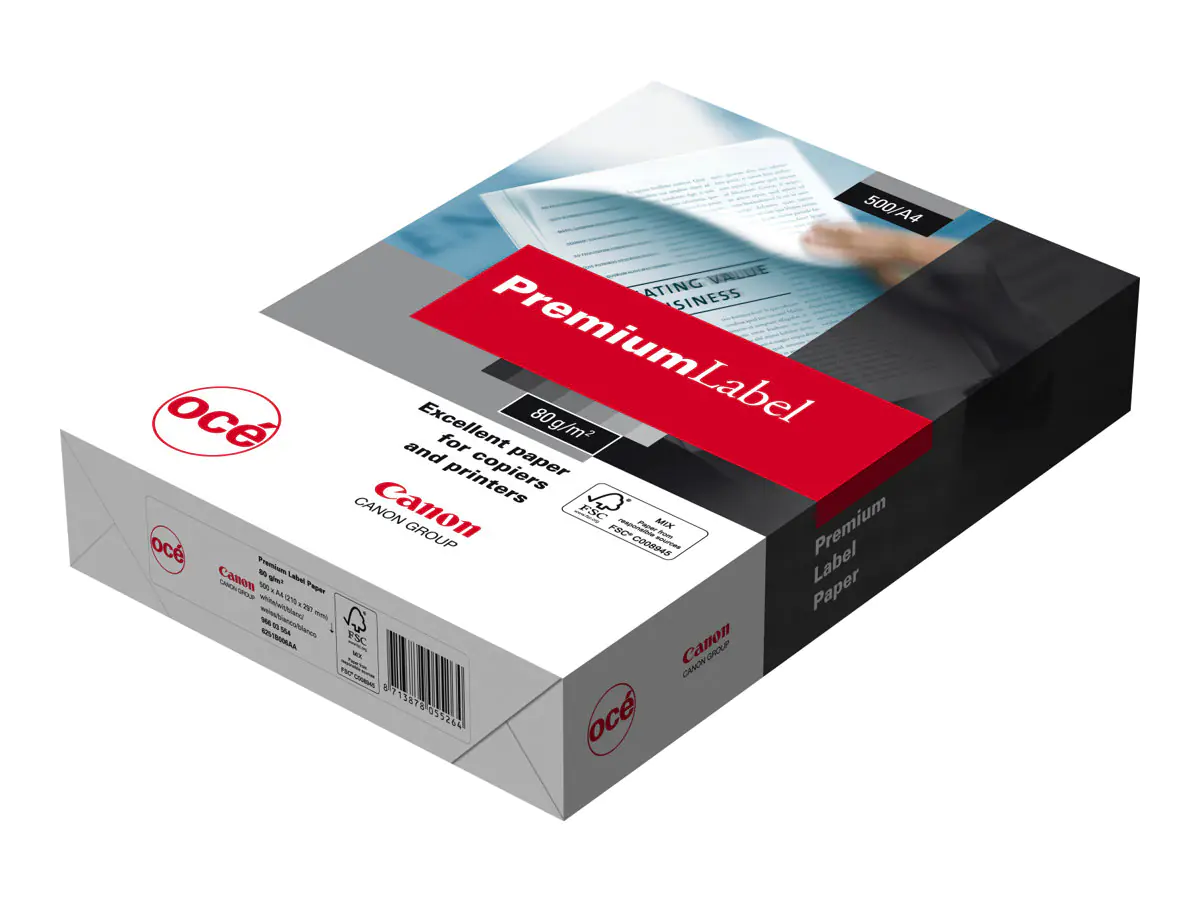 Canon BLACK LABEL PREM KOPIERPAPIER A4 96603554 500Blatt 80gr FSC - Etiketten/Beschriftungsbänder