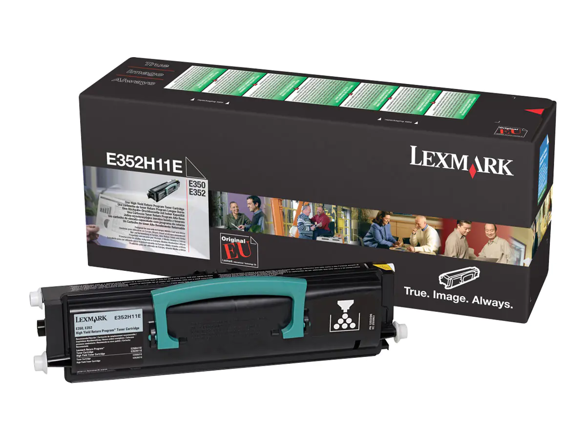 Lexmark Hohe Ergiebigkeit - Schwarz - original E352H11E