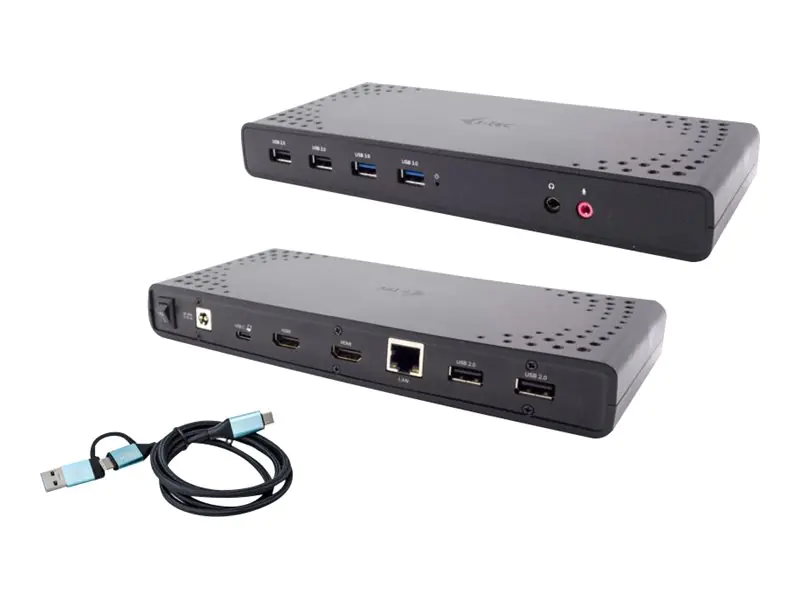 i-tec Dockingstation - USB-C / USB4 / Thunderbolt CADUALHDMIDOCKPD