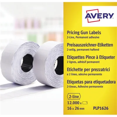 Avery Zweckform Endlosetikett PLP1626 16x26mm 12.000 St./Pack.