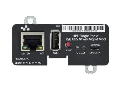 HPE Network Management Module - Fernverwaltungsadapter - Gigabit Ethernet x 1