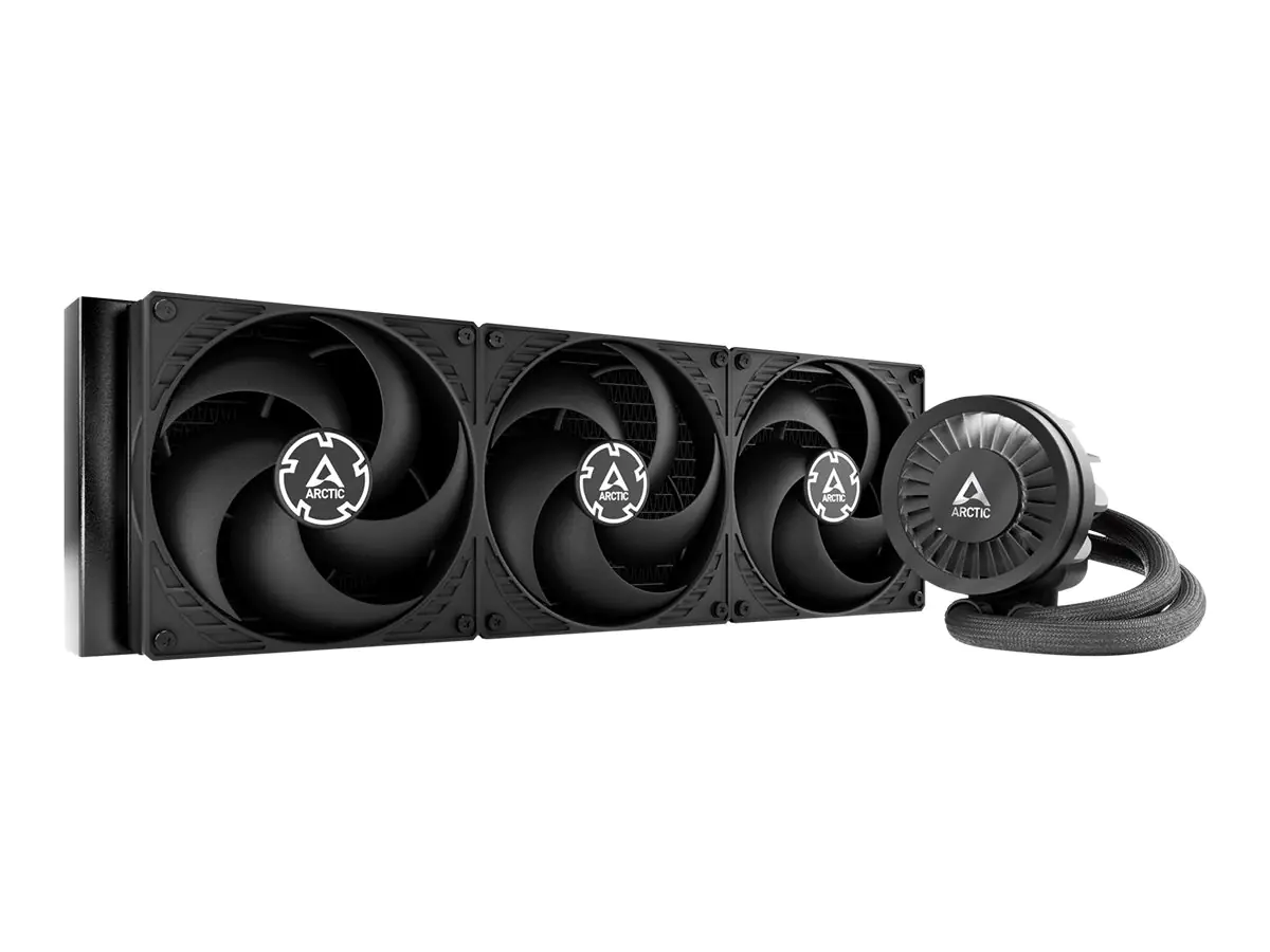 Arctic Liquid Freezer III 420 - Prozessor-Flüssigkeitskühlsystem - Kühlergröße: 420 mm - (für: AM4, LGA1700, AM5, LGA1851) - Kupfer - 120 mm - Schwarz