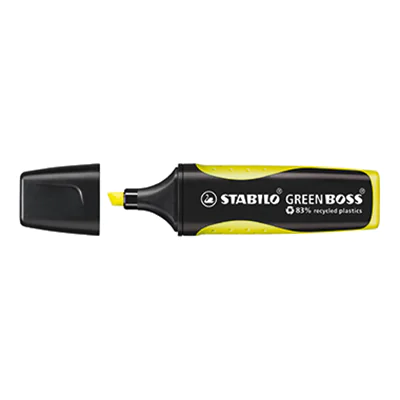 STABILO Textmarker GREEN BOSS 6070/24 2-5mm gelb STABILO Textmarker GREEN BOSS 6070/24 2-5mm gelb
