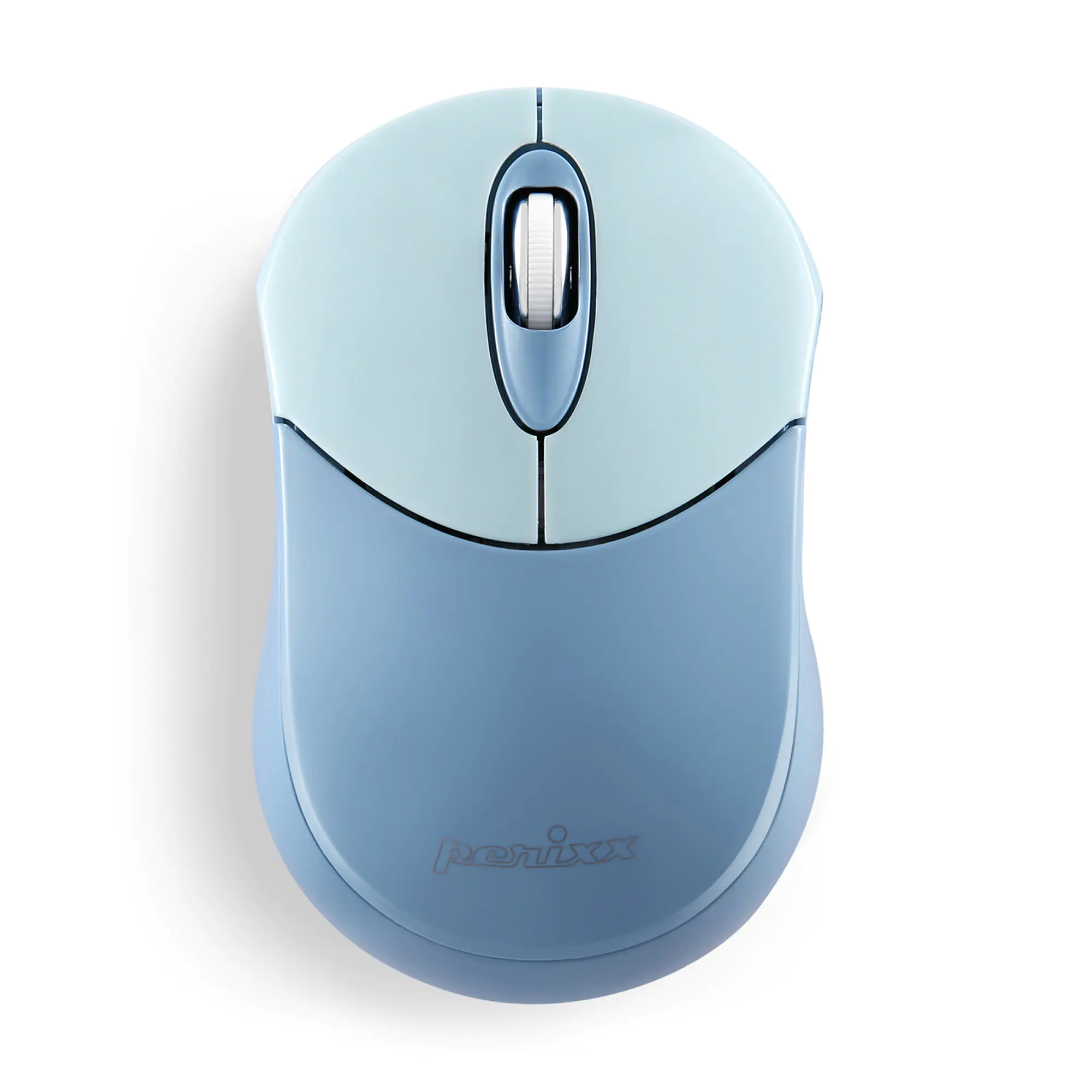 Perixx PERIMICE-802BL Bluetooth-Maus für PC und Tablet schnurlos blau - Maus - Maus - 1.000 dpi