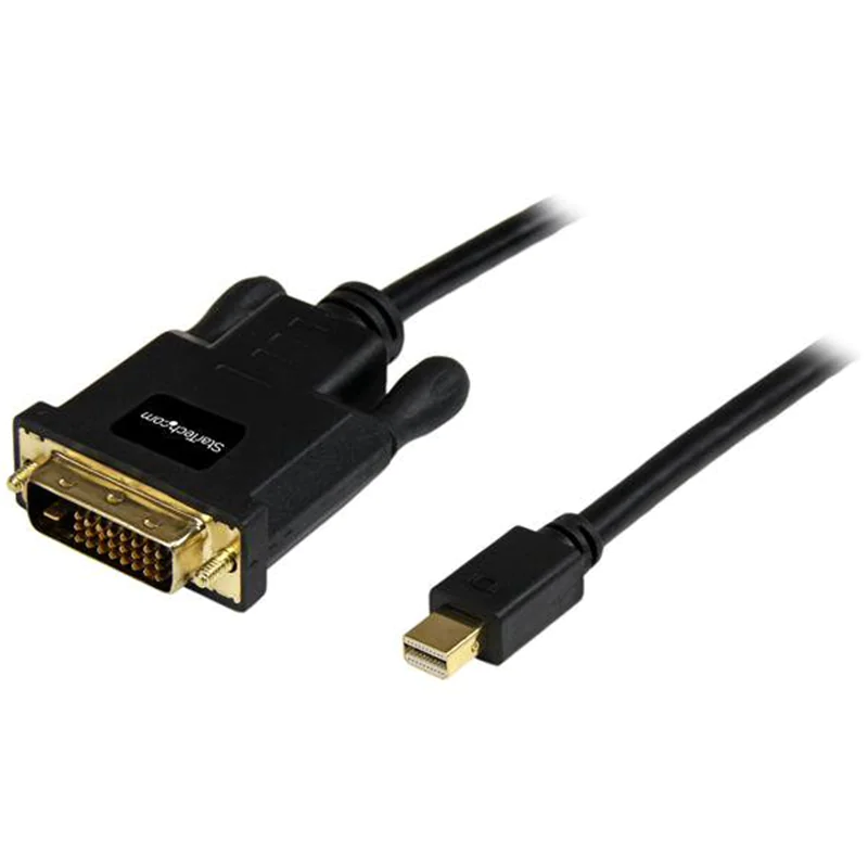 StarTech 1,8m Mini DisplayPort auf DVI Kabel (Stecker/Stecker) - mDP zu DVI Adapter / Konverter für PC / Mac - 1920x1200 - Schwarz - DisplayPort-Kabel - Mini DisplayPort (M) zu DVI-D (M) - 1.82 m - Schwarz StarTech 1,8m Mini DisplayPort auf DVI Kabel (Stecker/Stecker) - mDP zu DVI Adapter / Konverter für PC / Mac - 1920x1200 - Schwarz - DisplayPort-Kabel - Mini DisplayPort (M) zu DVI-D (M) - 1.82 m - Schwarz