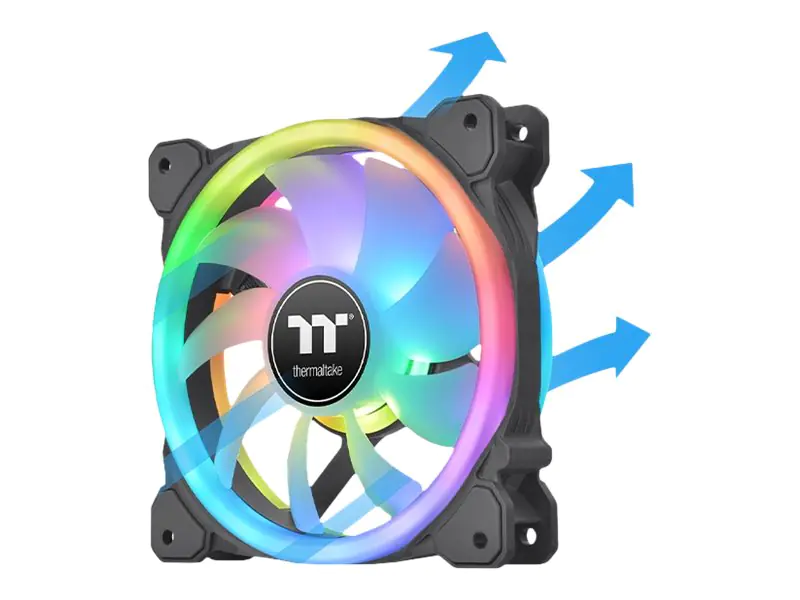 Thermaltake SWAFAN 12 RGB - Gehäuselüfter - 120 mm (Packung mit 3) CL-F137-PL12SW-A