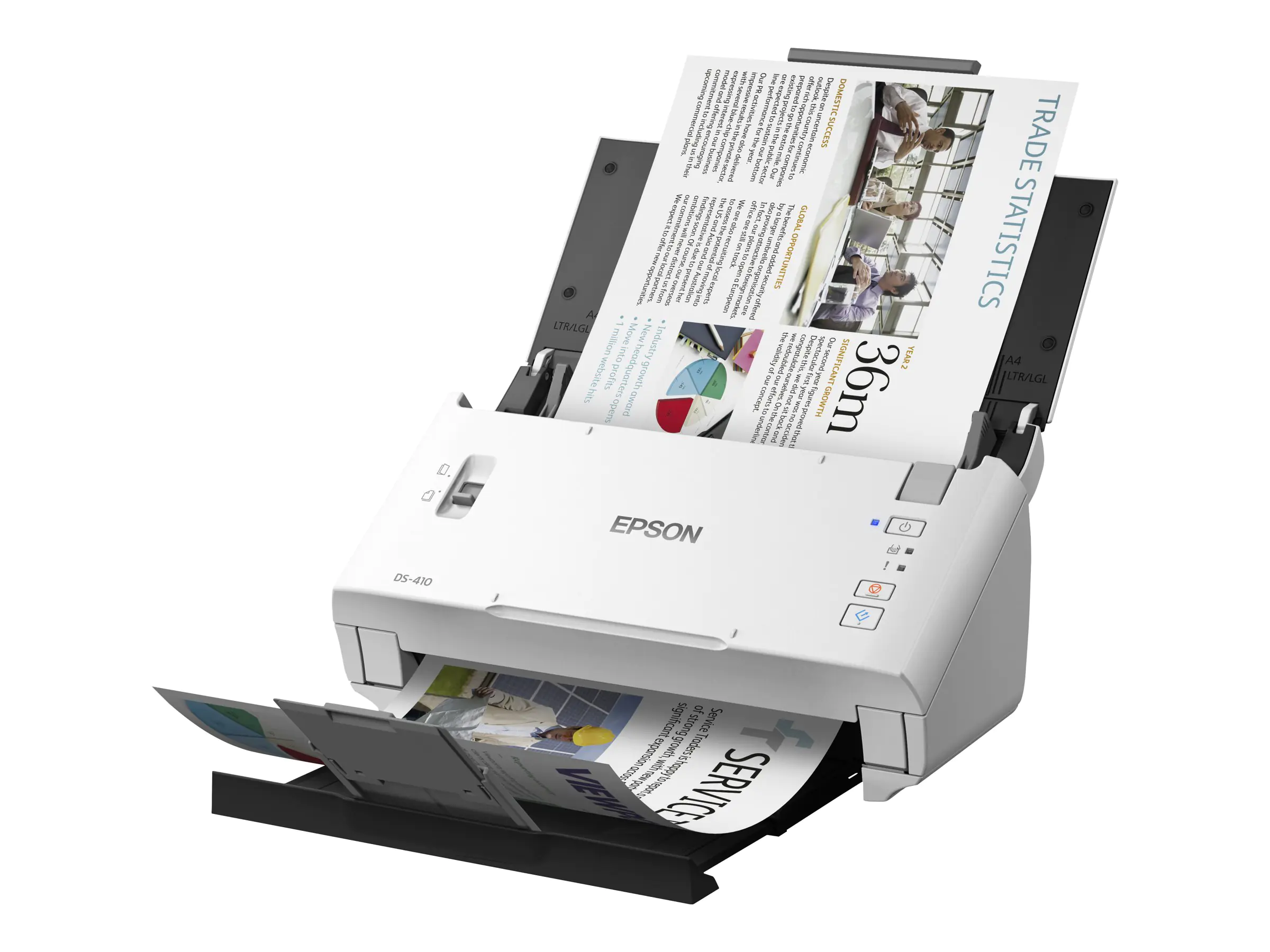 Epson WorkForce DS-410 - Dokumentenscanner - Kontaktbildsensor (CIS) B11B249401