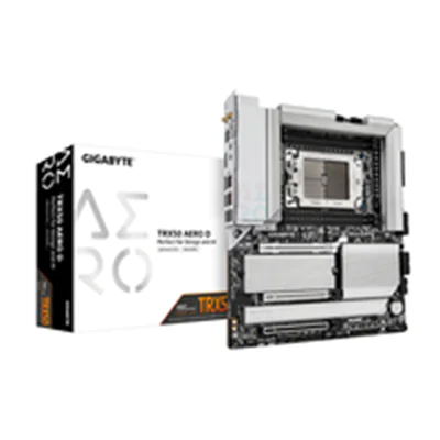 Gigabyte TRX50 AERO D - 1.0 - Motherboard - E-ATX - Socket sTR5 - AMD TRX50 Chipsatz - USB 3.2 Gen 1, USB 3.2 Gen 2, USB4, USB-C 3.2 Gen 2x2 - 10 Gigabit LAN, 2.5 Gigabit LAN, Bluetooth, Wi-Fi 7 - HD Audio (8-Kanal) Gigabyte TRX50 AERO D - 1.0 - Motherboard - E-ATX - Socket sTR5 - AMD TRX50 Chipsatz - USB 3.2 Gen 1, USB 3.2 Gen 2, USB4, USB-C 3.2 Gen 2x2 - 10 Gigabit LAN, 2.5 Gigabit LAN, Bluetooth, Wi-Fi 7 - HD Audio (8-Kanal)