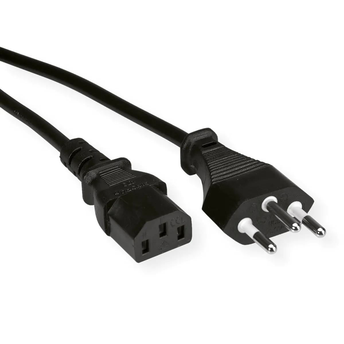 VALUE Stromkabel - T12 (M) zu power IEC 60320 C13 19.99.1222