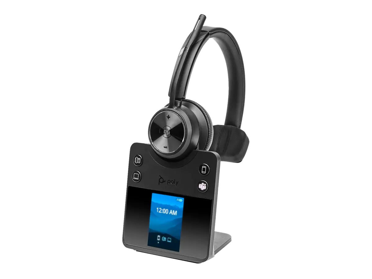 Poly Savi 7410 OFFICE - Savi 7400 series - Headset - On-Ear - DECT / Bluetooth - kabellos - Schwarz - Zertifiziert für Microsoft Teams Poly Savi 7410 OFFICE - Savi 7400 series - Headset - On-Ear - DECT / Bluetooth - kabellos - Schwarz - Zertifiziert für Microsoft Teams