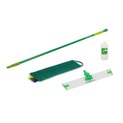 GREENSPEED Reinigungsset Bodenwischer Sprenkler Velcro grün