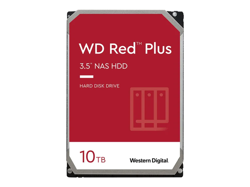 WD Red Plus WD101EFBX - Festplatte - 10 TB - intern - 3.5" (8.9 cm) - SATA 6Gb/s - 7200 rpm - Puffer: 256 MB WD Red Plus WD101EFBX - Festplatte - 10 TB - intern - 3.5" (8.9 cm) - SATA 6Gb/s - 7200 rpm - Puffer: 256 MB