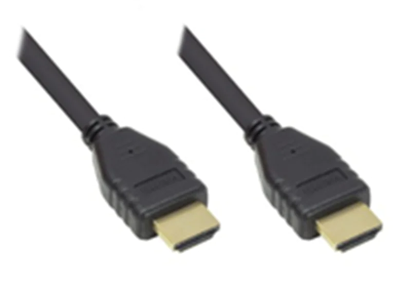 Good Connections GC-M0139, 3 m, HDMI Typ A (Standard), HDMI Typ A (Standard), 4096 x 2160 Pixel, 18 Gbit/s, Schwarz