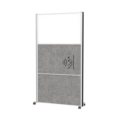 MAUL Stellwand MAULconnecto 100 x 182 cm (B x H) Zweibeinstativ Stahl, 100 % PES-Fasern weiß, dunkelgrau MAUL Stellwand MAULconnecto 100 x 182 cm (B x H) Zweibeinstativ Stahl, 100 % PES-Fasern weiß, dunkelgrau