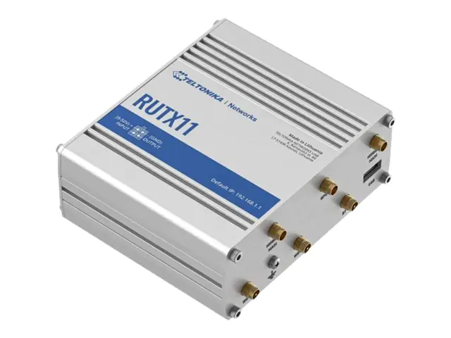 Teltonika RUTX11 - Wireless Router - WWAN - 4-Port-Switch - 1GbE - Wi-Fi 5 - Bluetooth - Dual-Band - 3G, 4G - an DIN-Schiene montierbar Teltonika RUTX11 - Wireless Router - WWAN - 4-Port-Switch - 1GbE - Wi-Fi 5 - Bluetooth - Dual-Band - 3G, 4G - an DIN-Schiene montierbar