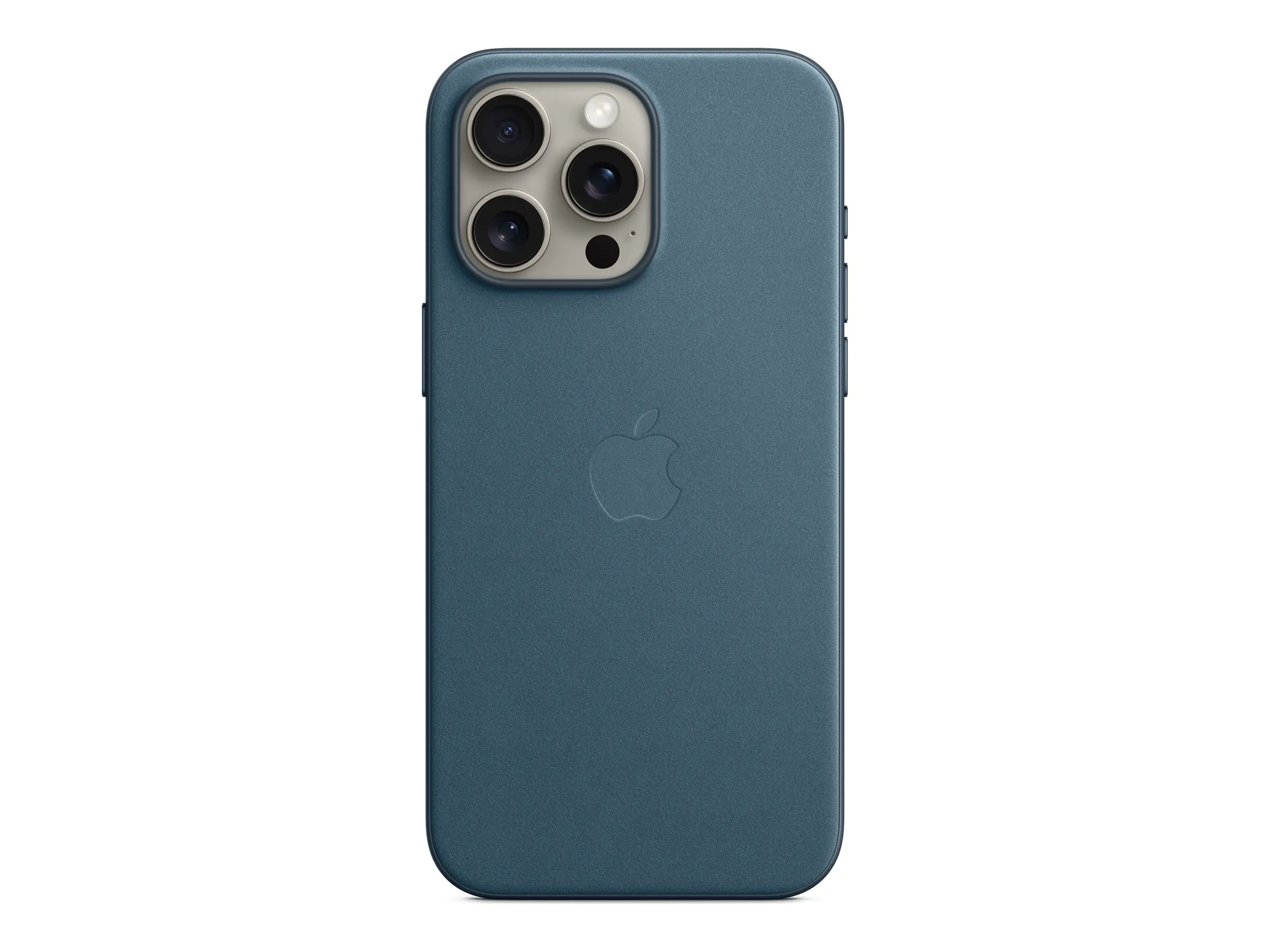 Apple - Hintere Abdeckung für Mobiltelefon - kompatibel mit MagSafe - FineWoven - Pazifikblau - für iPhone 15 Pro Max