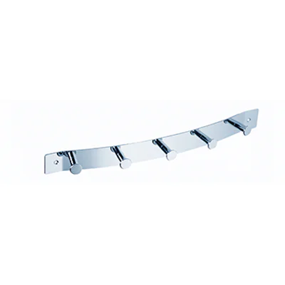 ALCO Garderobenleiste 2835 5Haken 40,5x3,8x6cm verchromt ALCO Garderobenleiste 2835 5Haken 40,5x3,8x6cm verchromt