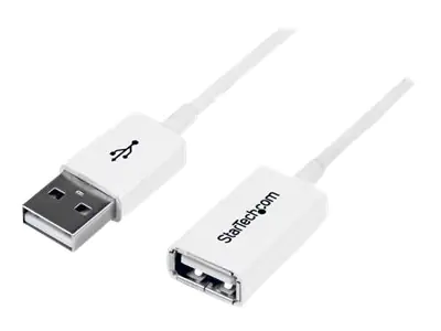 StarTech 1m USB 2.0 Verlängerungskabel A auf A - Stecker/Buchse - Weiß - USB A (St) auf USB A (Bu) Verlängerung - USB-Verlängerungskabel - USB (W) zu USB (M) - USB 2.0 - 1 m - geformt - weiß - für P/N: MSDREADU2OTG, USBEXTPAA2MW, USBEXTPAA3MW, USBPAUB1MW, StarTech 1m USB 2.0 Verlängerungskabel A auf A - Stecker/Buchse - Weiß - USB A (St) auf USB A (Bu) Verlängerung - USB-Verlängerungskabel - USB (W) zu USB (M) - USB 2.0 - 1 m - geformt - weiß - für P/N: MSDREADU2OTG, USBEXTPAA2MW, USBEXTPAA3MW, USBPAUB1MW,