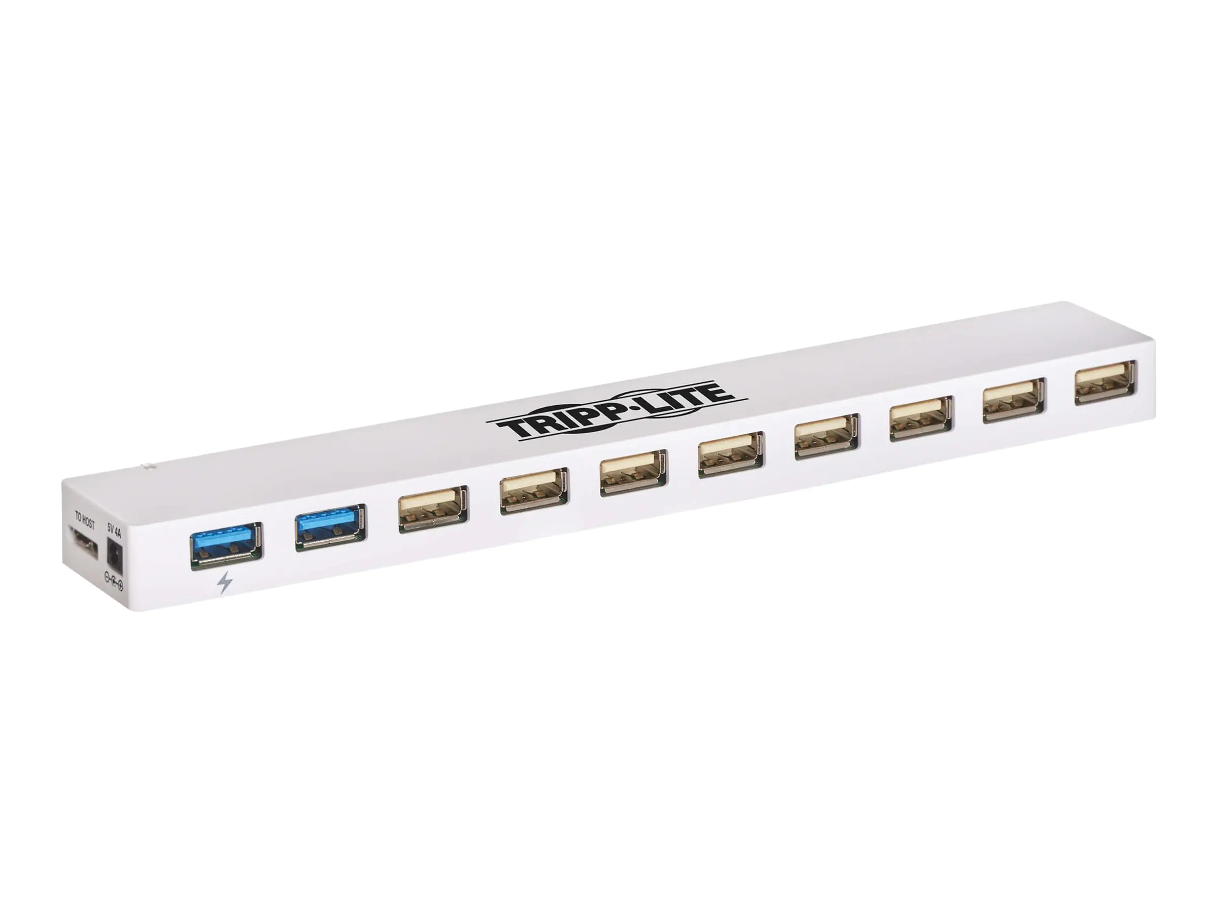 Eaton Tripp Lite series 10-Port USB 3.0 / USB 2.0 Combo Hub - USB Charging, 2 USB 3.0 & 8 USB 2.0 Ports - Hub - 2 x SuperSpeed USB 3.0 + 8 x USB 2.0 - Desktop Eaton Tripp Lite series 10-Port USB 3.0 / USB 2.0 Combo Hub - USB Charging, 2 USB 3.0 & 8 USB 2.0 Ports - Hub - 2 x SuperSpeed USB 3.0 + 8 x USB 2.0 - Desktop