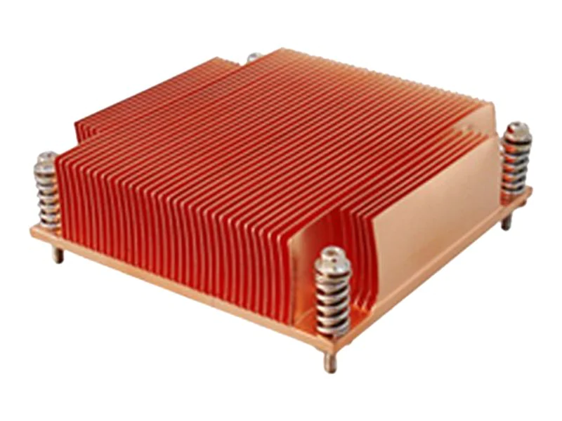 Inter-Tech K-129 - Prozessorkühler - (für: LGA1156, LGA1155) - Kupfer - 1U