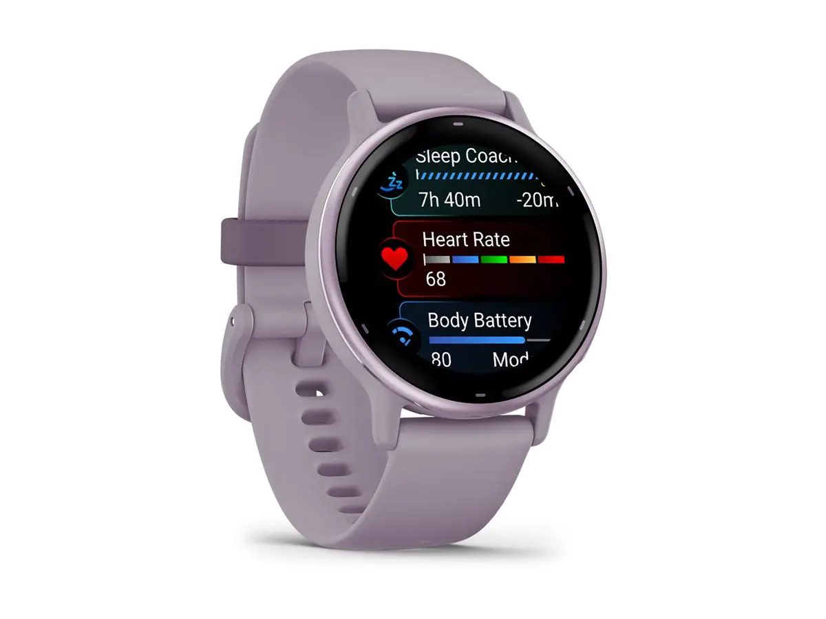 Garmin vívoactive 5 - Orchid - intelligente Uhr mit Band - Silikon - Handgelenkgröße: 125-190 mm - Anzeige 3.04 cm (1.2") 010-02862-13