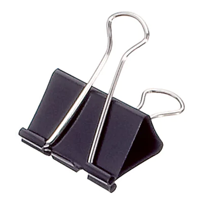 Soennecken Foldbackklemmer 1562 40x19mm schwarz 12 St./Pack. Soennecken Foldbackklemmer 1562 40x19mm schwarz 12 St./Pack.