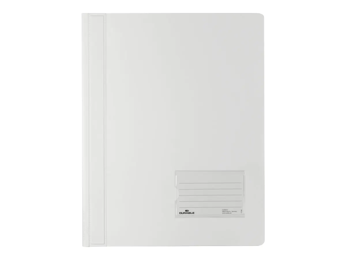 DURABLE Schnellhefter DURALUX 268002 DIN A4 Hartfolie weiß
