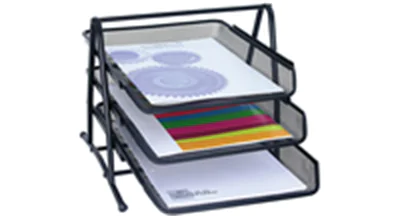 WEDO Briefablage Office 65801 bis C4 Drahtmetall schwarz