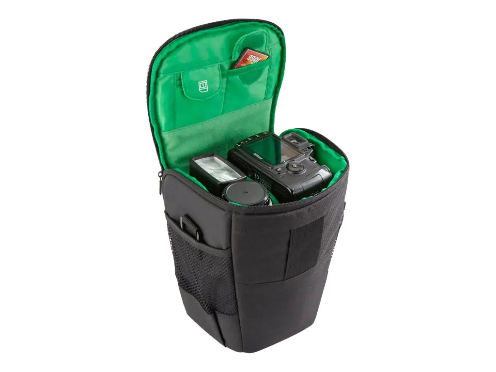 Riva Case 7440 (PS) - Schultertasche für Digitalkamera mit Objektiven - Polyester - Schwarz