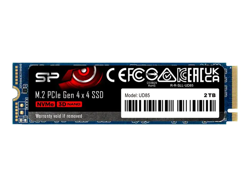 Silicon Power UD85 - SSD - 250 GB - intern - M.2 2280 - PCIe 4.0 x4 (NVMe) SP250GBP44UD8505