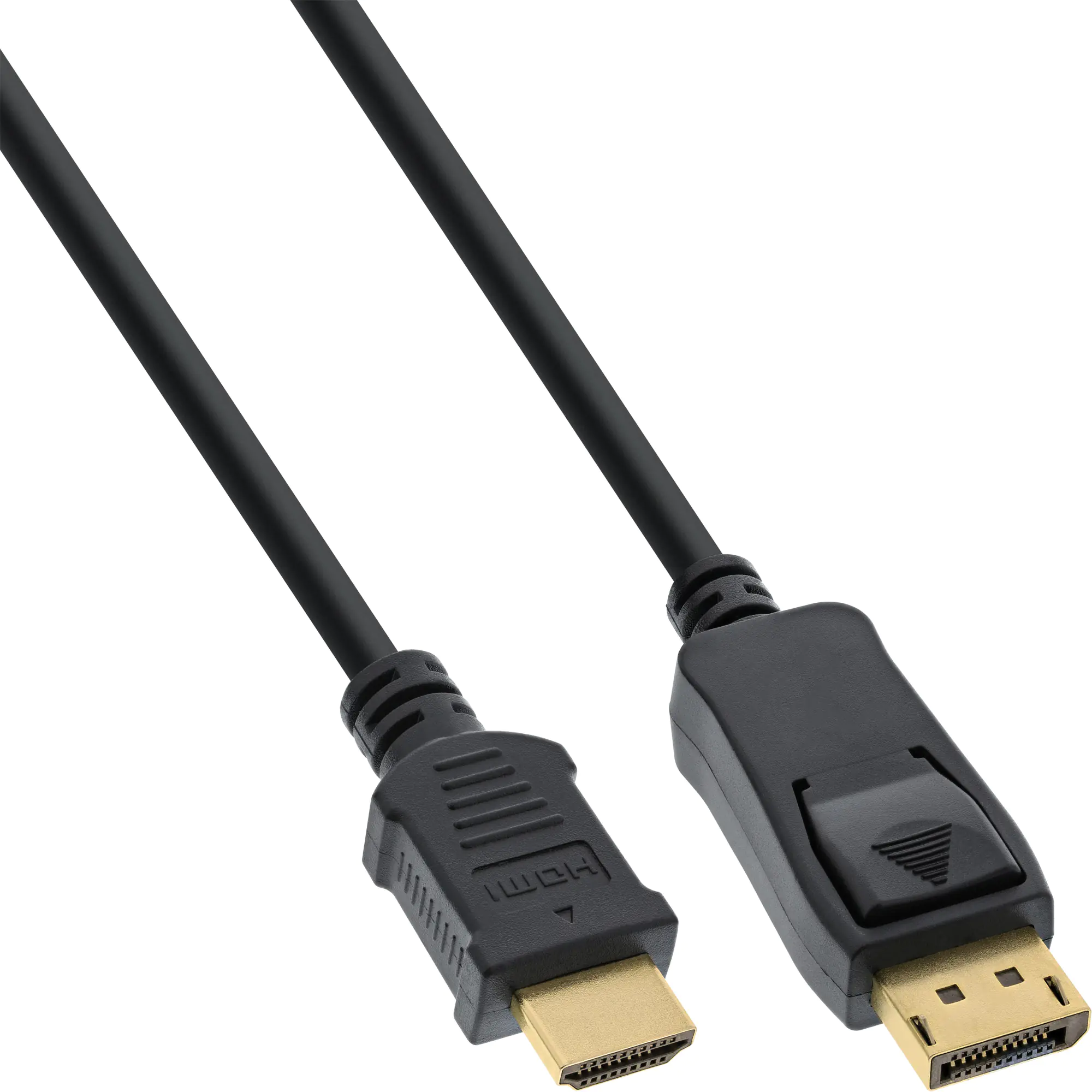 InLine - Adapterkabel - DisplayPort männlich zu HDMI männlich - 7.5 m - Schwarz - 4K Unterstützung InLine - Adapterkabel - DisplayPort männlich zu HDMI männlich - 7.5 m - Schwarz - 4K Unterstützung
