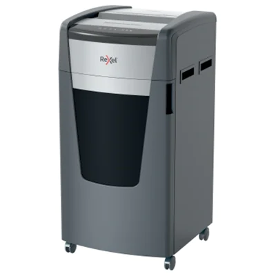 Rexel® Aktenvernichter Momentum Extra XP520+ P-5 Papier, Heftklammern, Büroklammern, Kreditkarten, CDs/DVDs Partikelschnitt 21 Bl. (70 g/m²) schwarz Rexel® Aktenvernichter Momentum Extra XP520+ P-5 Papier, Heftklammern, Büroklammern, Kreditkarten, CDs/DVDs Partikelschnitt 21 Bl. (70 g/m²) schwarz