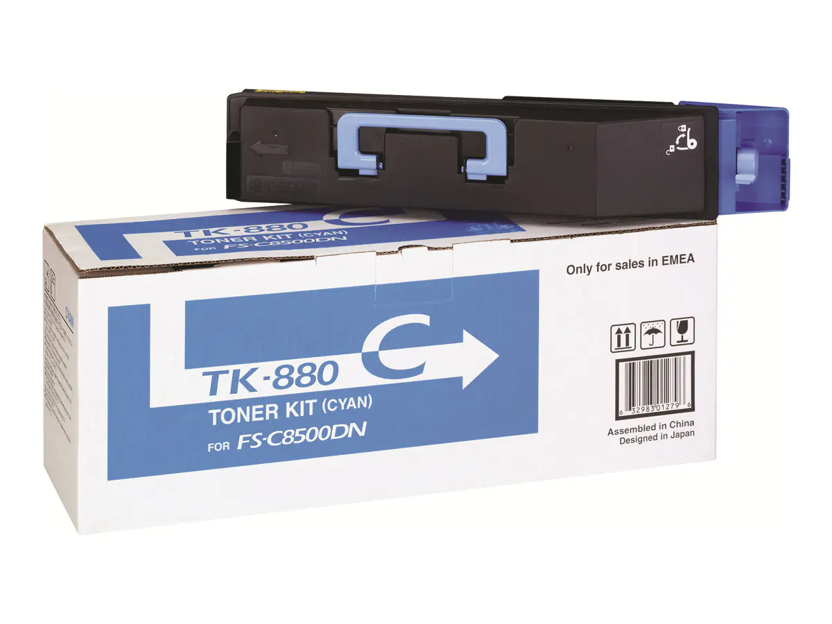 Kyocera TK 880C - Cyan - Original - Tonerpatrone - für FS-C8500DN Kyocera TK 880C - Cyan - Original - Tonerpatrone - für FS-C8500DN
