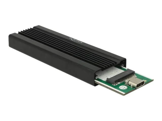 Delock Speichergehäuse - M.2 Card USB 3.1 (Gen 2) Schwarz - 42600 Delock Speichergehäuse - M.2 Card USB 3.1 (Gen 2) Schwarz - 42600