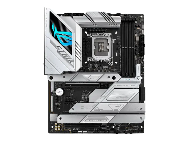 ASUS ROG STRIX Z790-A GAMING WIFI II - Motherboard - ATX - LGA1700-Sockel - Z790 Chipsatz - USB 3.2 Gen 1, USB 3.2 Gen 2, USB-C 3.2 Gen2, USB-C 3.2 Gen 2x2 - 2.5 Gigabit LAN, Wi-Fi 7, Bluetooth - Onboard-Grafik (CPU erforderlich) - HD Audio (8-Kanal)
