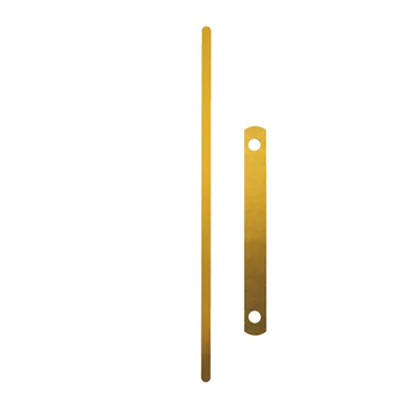 Leitz Aufreihband Metall gold 100 St./Pack.