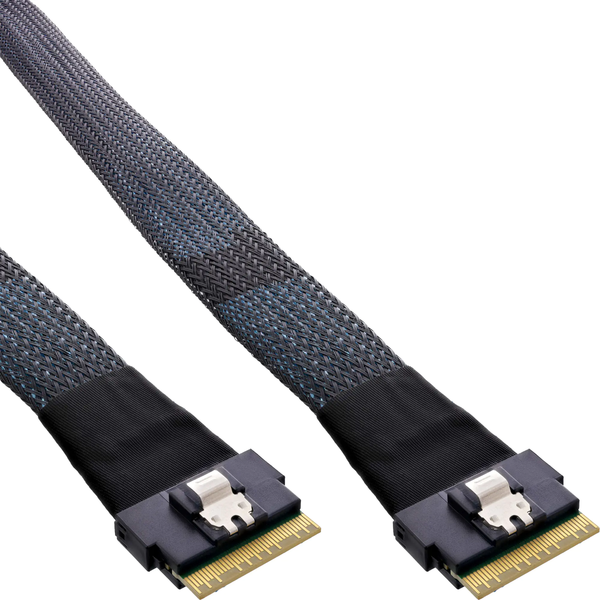InLine Slim SAS Kabel - SFF-8654 8i zu SFF-8654 8i - 48 Gb/s - 1 m 27647C