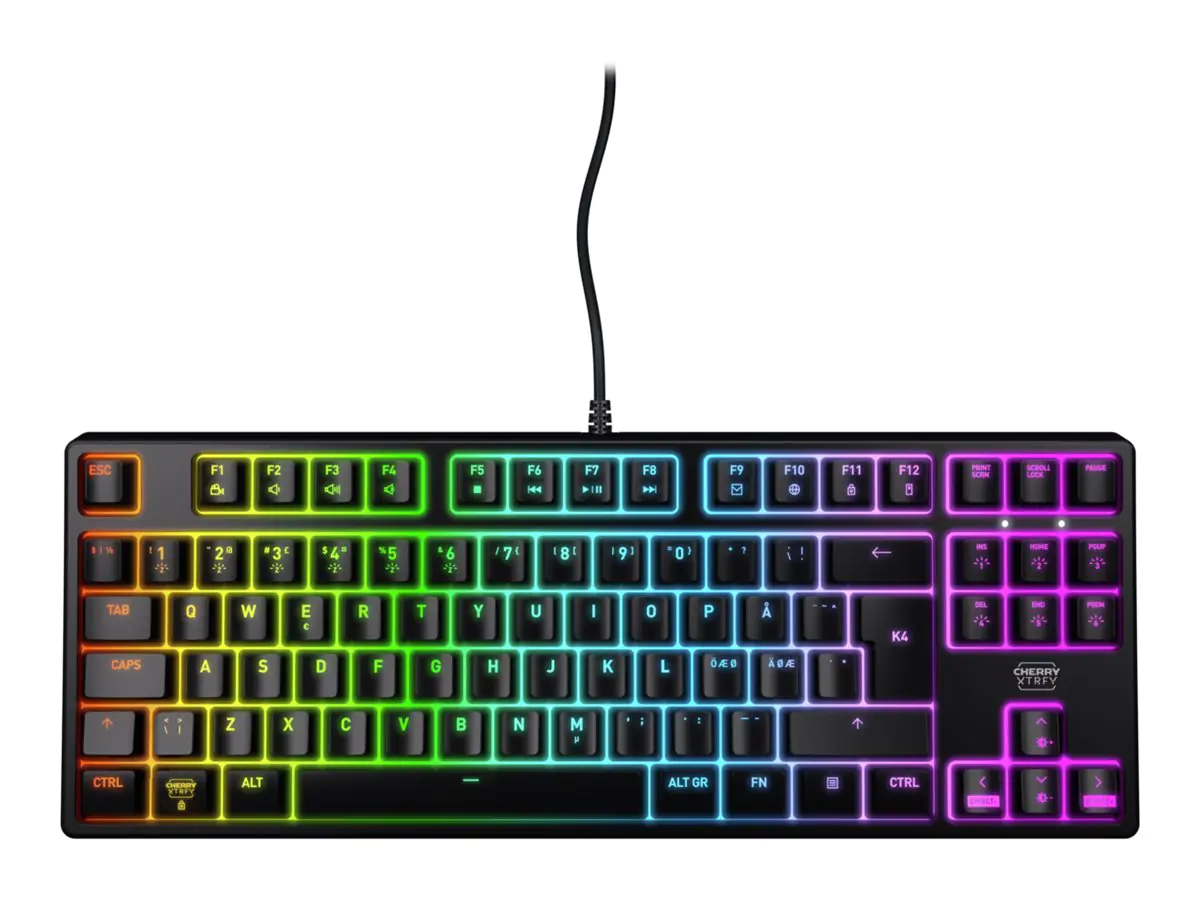 Cherry K4V2 TKL keyboard black Keyboard Corded