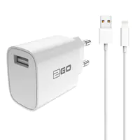 ACV Netz-Ladeset 100V-240V 2-teilig - weiß fuer Apple